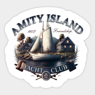 Amity Island Yacht Club Sticker